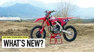 Everything New On The 2023 Honda CRF450R Works Edition!