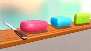 ASMR Slicing Game! Top Mobile Game! Relaxing sounds! Satisfying Video