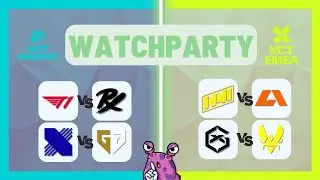T1 vs PRX | DRX vs GENG || NAVI vs APEKS | GX vs VIT || VCT Pacific & EMEA Stage 2