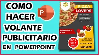 Como hacer volante publicitario en Power Point - Como hacer un Flyer en Power Point 2021