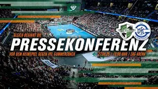 Pressekonferenz vor dem Heimspiel der RECKEN gegen VfL Gummersbach