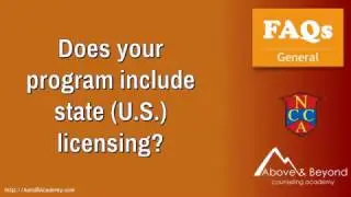 Does Your Program Include State (U.S.) Licensing?