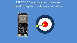 Tech Note 151 - ESP32 ADC Accuracy Improvement using the ADC reference voltage to correct readings.