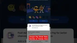 Google Pay Diwali Rare Trendy  or Twinkle Laddoo Trick  #2024 #shorts #gpay