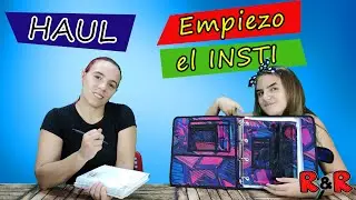 ¡¡EMPIEZO el INSTI!! ✏️QUE HAY en mi MOCHILA 🎒 HAUL material escolar ¡¡Rosa EMPIEZA el INSTITUTO!!