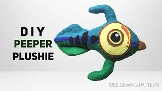 How to Make a Subnautica Peeper Plushie [Free Pattern]