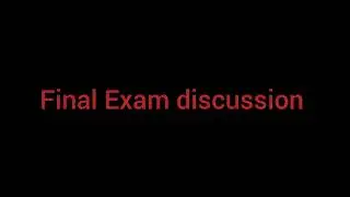 Final Exam Discussion- IIU Spring 24