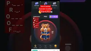 sandi harian hamster kombat daily cipher 30 juni 2024 #games #androidgames
