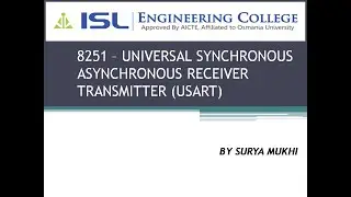 USART 8251   operating modes  synchronous & asynchronous   part   4