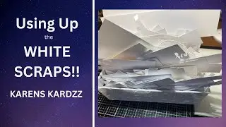 How to Use all the WHITE SCRAPS?!