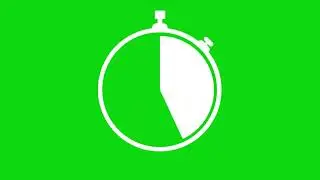 animated timer green screen | stopwatch countdown stock footage free 