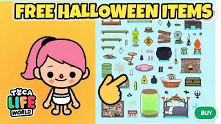 🎃 Halloween Furniture Pack for Free! Toca Life World Free Code || Toca Boca Free Code