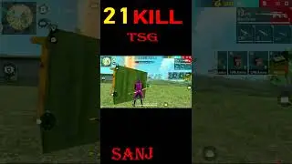 21 Kill impossible 😱 || TSG Short || Garena Free Fire ||