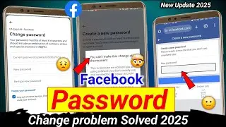 Make important changes in Accounts Centre Facebook password change problem 2025 fb change password