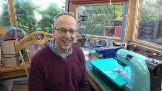 A Quick Look at an Oekaki Sewing Machine, Button Hole Jig and Free Motion Drawing