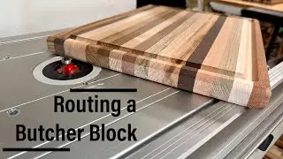 Exotic Wood Cutting Board Routing