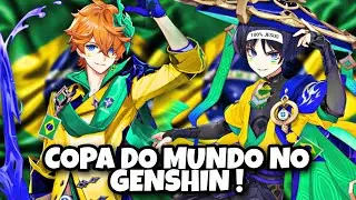 GENSHIN IMPACT SÓ QUE NA COPA DO MUNDO