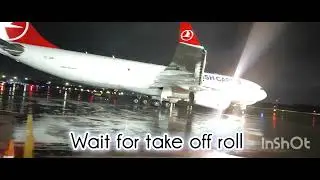 TURKISH CARGO plane [Close up view] & TAKE OFF [4K30Fps]