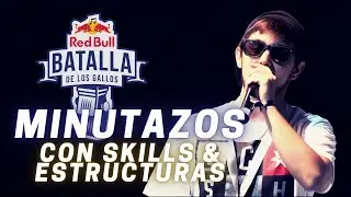 MINUTAZOS con SKILLS y ESTRUCTURAS en RED BULL (2013 a 2016) | Freestyle Rap