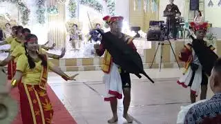 Tari Kreasi Seubagoa Pemuda Bawodobara di Pernikahan Fandi & Hartati