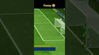 Funny goal keeper moment in pes 🤣 #pesmobile #efootball #shortsvideo