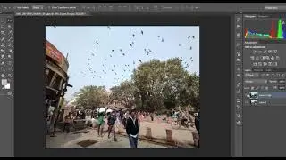 street pic colour balance in photoshop