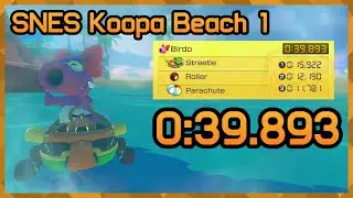 SNES Koopa Beach 1 [150cc] - 0:39.893 | MK8DX Custom Track