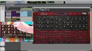 U-He Diva vs Moog Mother 32 (Filter Sweeps / VCO Modulation)