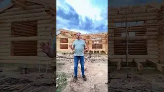 Сколько строится дом из бревна с учетом усадки и отделки?