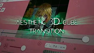 aesthetic 3D cube transition on VIDEOSTAR