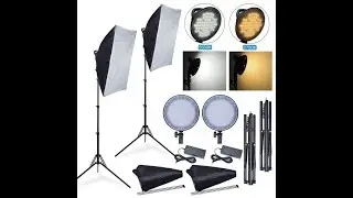 SaRa 50x70cm 5500K Led Işıklı Softbox Paraflaş Sürekli Işık