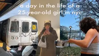 a 25-year-old's day in the life in NYC (solo time, a Central Park run, my Artist's Way journey)