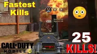 Crazy Top 25 Kills!!! in Team Deathmatch Call of Duty Mobile | COD Gameplay