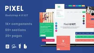 Pixel PRO - Premium Bootstrap 4 UI Kit | Codecanyon Scripts and Snippets