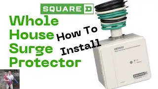 Install Square D HepD50 Whole House Surge Protector 