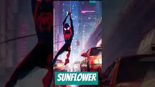 Sunflower #sunflower #spiderman