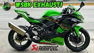 ZX-4RR + AKRAPOVIC EXHAUST
