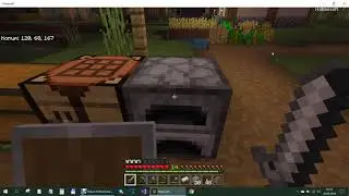 Minecraft Ocakta Demir Külçesi yapımı