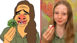 Nastya and Poor VS Rich story Funny Drawing Meme | Like Nastya 