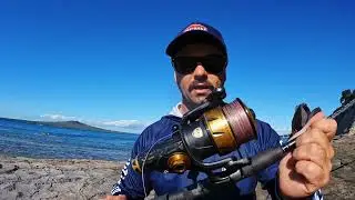 Fishing Takapuna cliffs Auckland