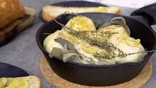 ☝Идеи для перекуса. 🤤Вкусно и полезно - 🧄запечëнный чеснок с травами🌶.