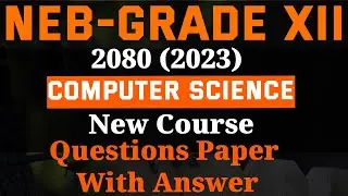 Class 12 | Computer Science | Model Questions 2080(2023) | Solved