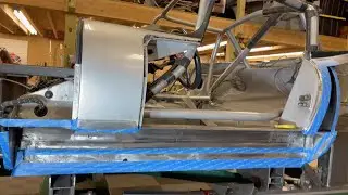 Jaguar E-Type - 1967 Vintage Racing Crash Repair - Part 6 - Straightening Panels & Prepping the Body
