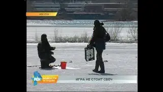 Коварный весенний лёд: ребёнок едва не провалился в воду на реке Китой