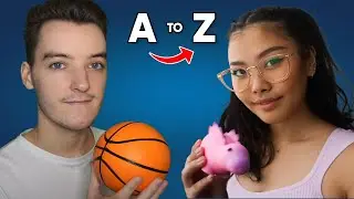 ASMR Alphabet Challenge! (ft. @itsprinklesasmr )