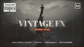 Top After Effects Projects: Vintage Fx Overlay