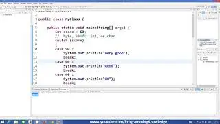 Java Tutorial For Beginners 10   switch Statement in Java