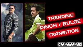 Trending Pinch / Bulge Transition | Alightmotion | Malayalam | Tutorial | Video editing | Effect