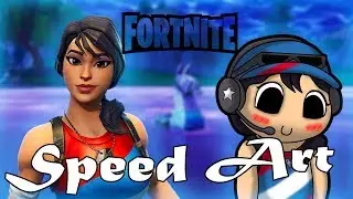 Fortnite - Speed art STAR-SPANGLED RANGER - montaraz estrellada