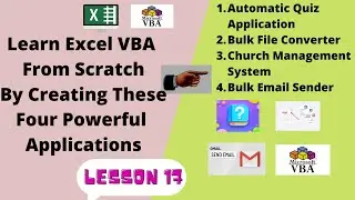 MS Excel VBA Tutorials For Beginners Lesson 17 - Adding Delete Button | Excel User Form